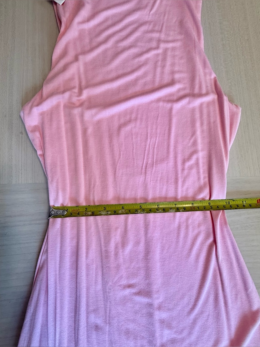 Naked Wardrobe Mock Neck Sleeveless Pink Bodycon Maxi Midi Dress Small Nordstrom - Picture 4 of 11